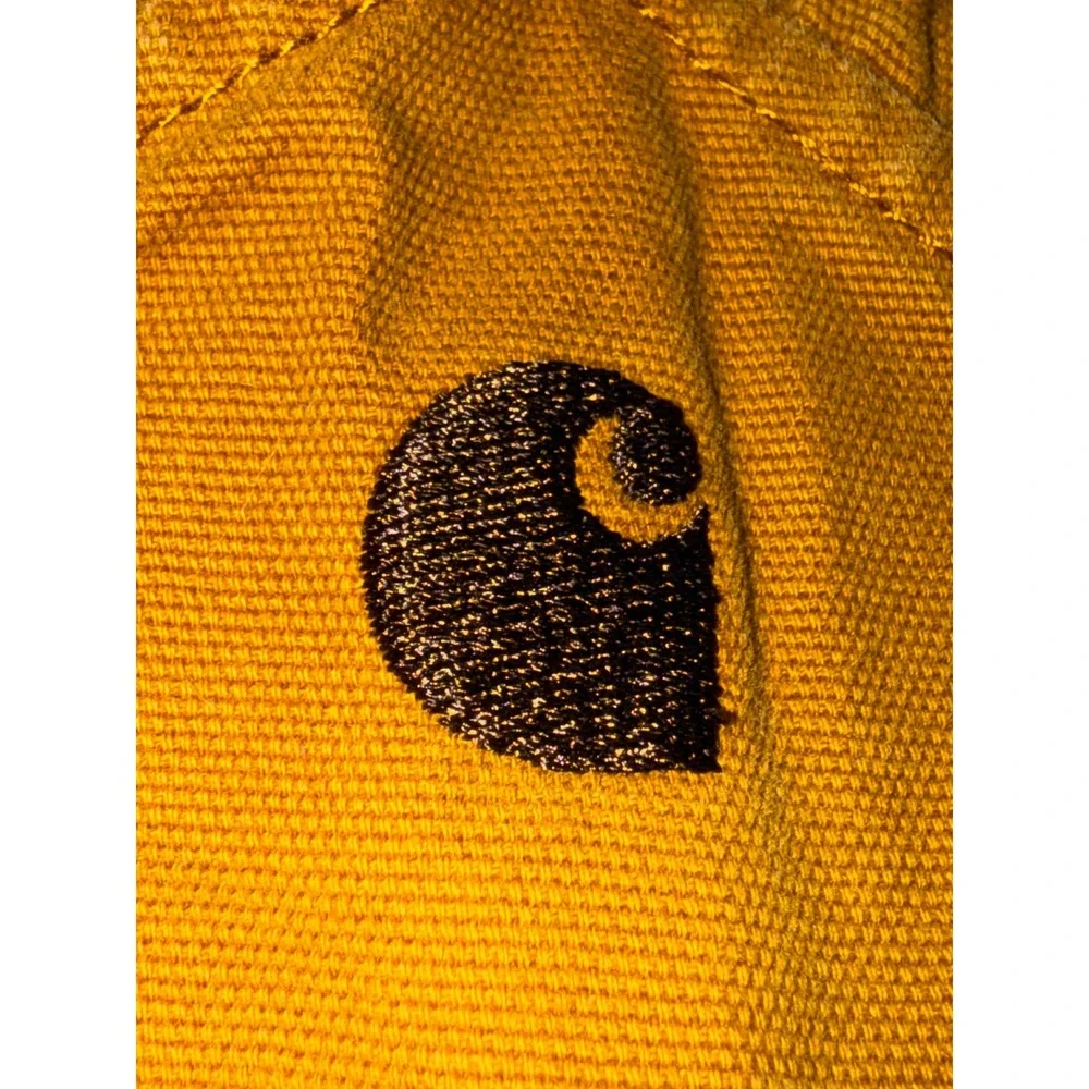 Carhartt‎ Kids Toddler 12 Months Tan Canvas Snap Bib Overalls Workwear